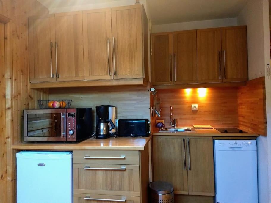 T2 Pour 4 Pers Style Chalet Pied Des Pistes Bolquere Pyrenees 2000 Esterno foto